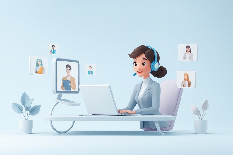 Customer Service Illustration