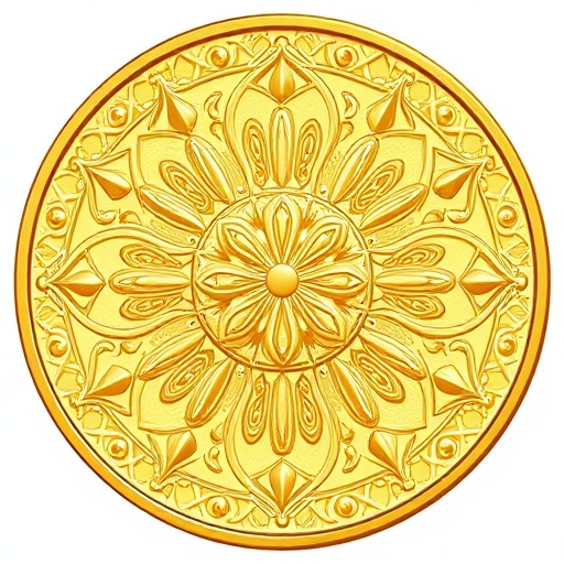 硬币花面