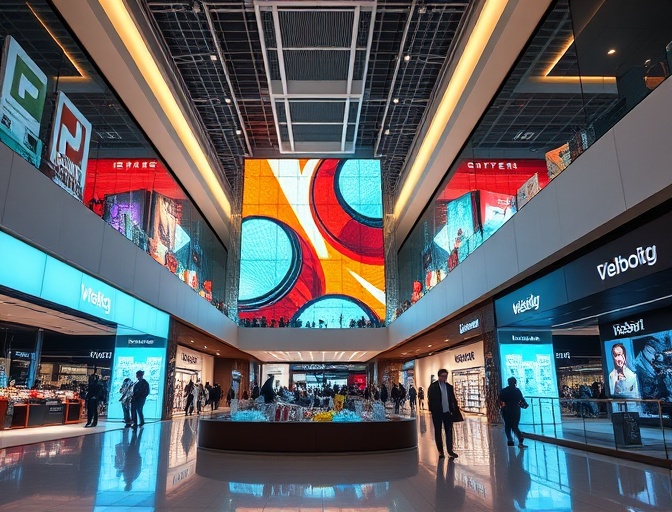 商场 LED 展示