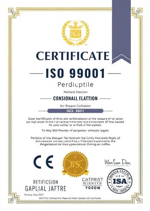 ISO 9001:2015 Quality Management System Certificate