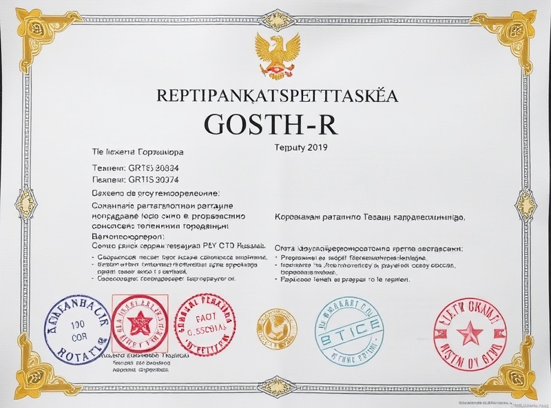GOST-R认证证书