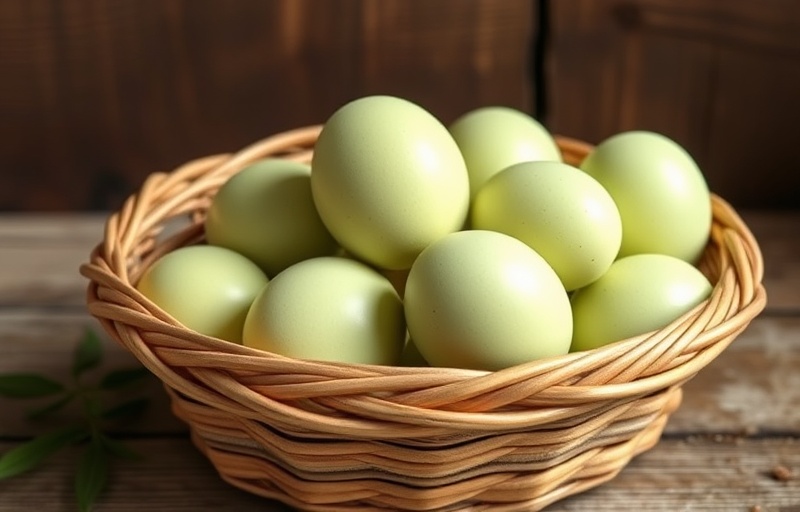 绿壳鸡蛋展示1