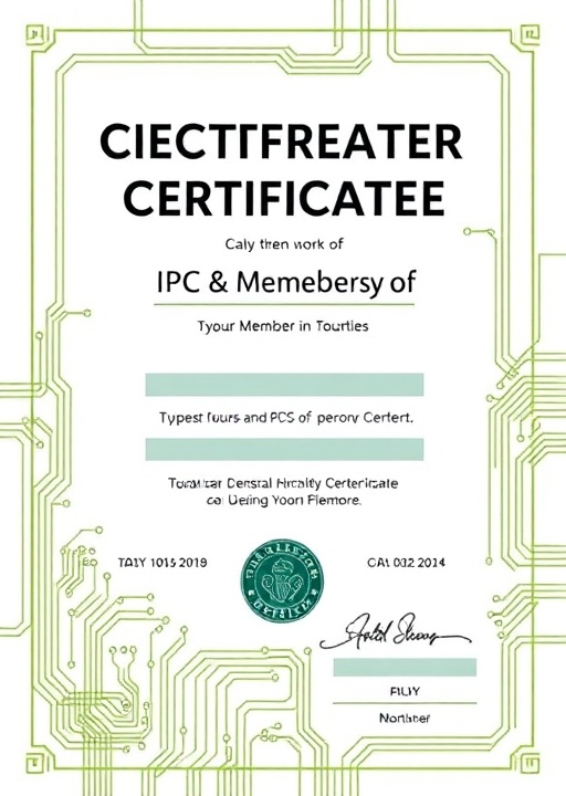 IPC Industry Association Membership Certificate